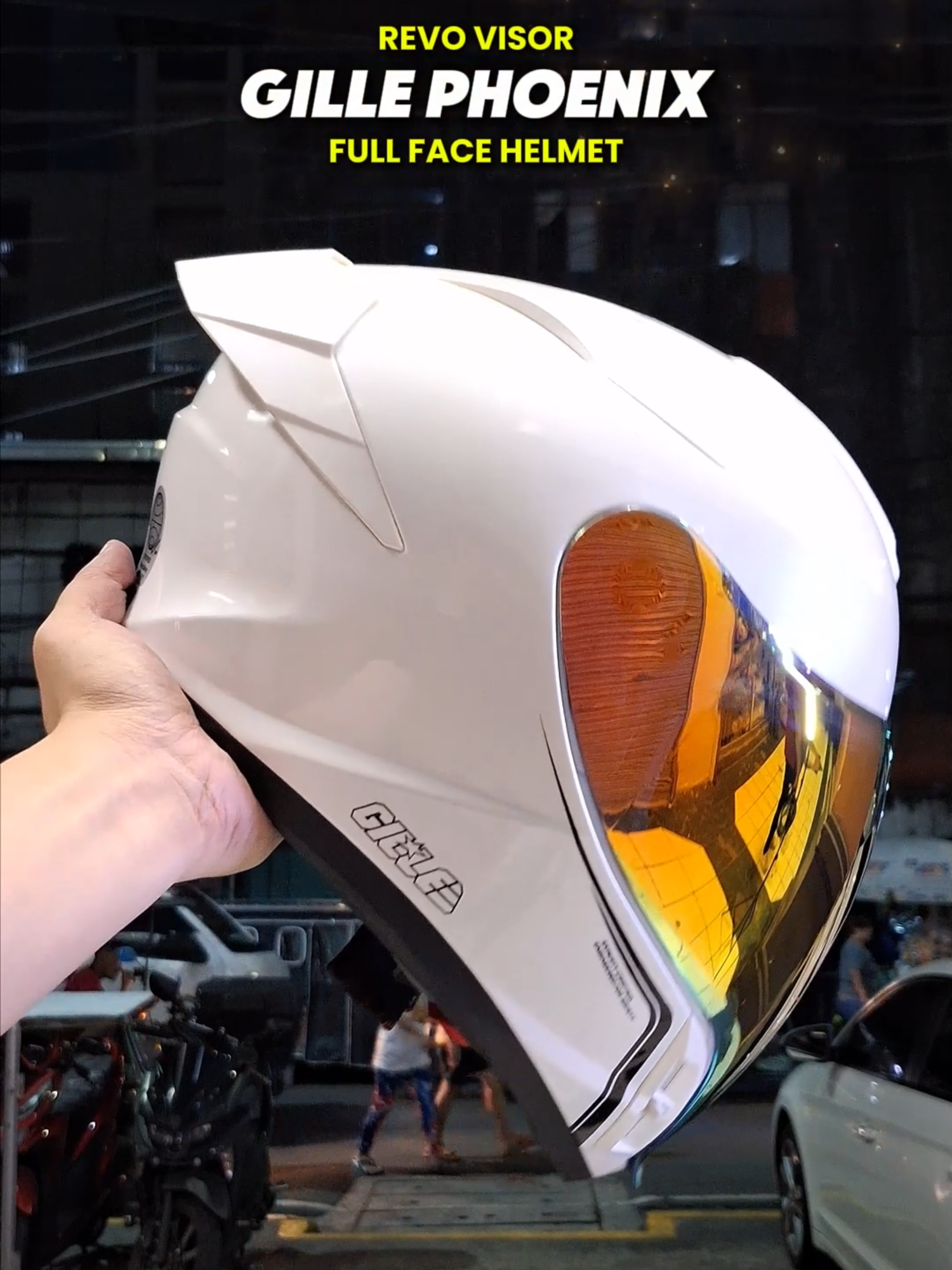 Gille Phoenix Full Face Helmet #motorcyclehelmet #fullfacehelmet