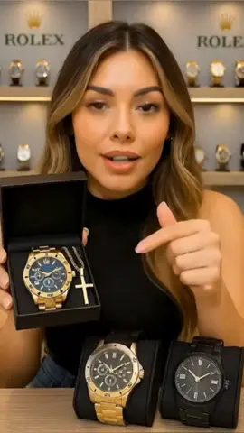 kit relógio aço inoxidável a prova d'água + cordão de brinde por 35 reais 