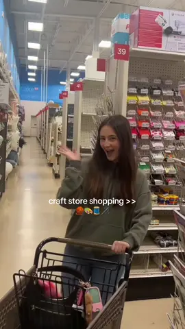 the vibes of a craft store are 👩‍🍳💋 I know we all still miss JOANN, but at least Michaels is stepping their game up (besides the fact that they discontinued Chenille Home Slim 😡😡😡😡 … WHY😤)  #crochet #crochettok #crochettiktok #yarn #crochetersoftiktok 