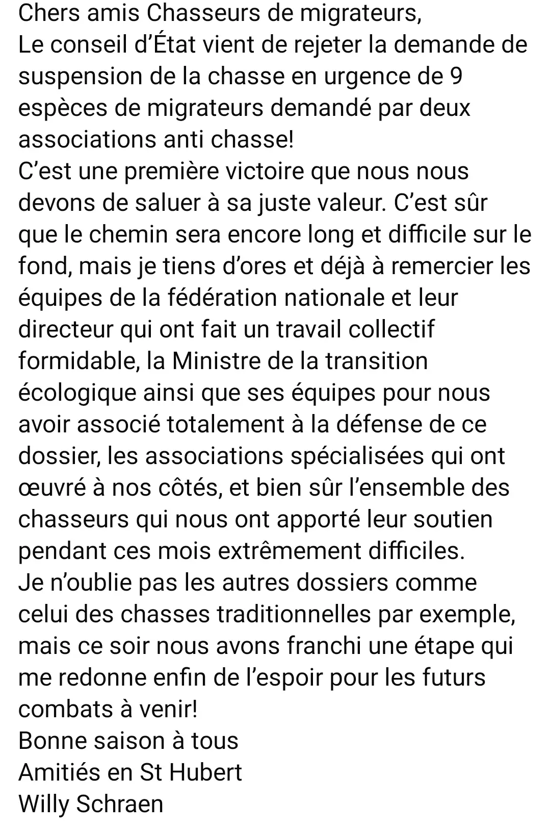#chasse 