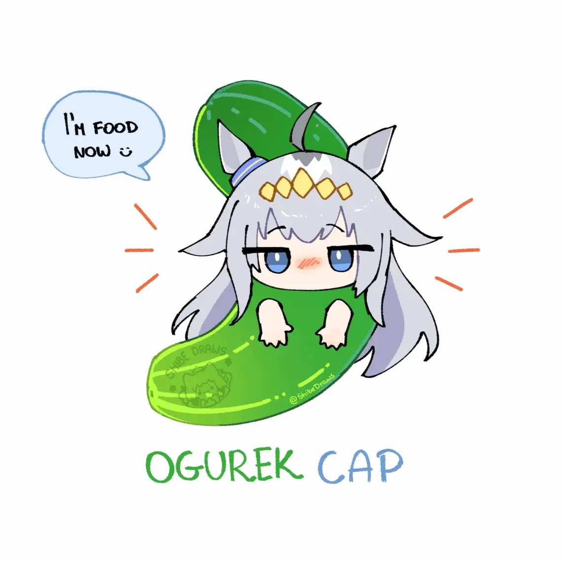 In polish, “Ogórek” means “Cucumber”, and it sounds really close to “Oguri”, and I thought that was funny #umamusume #oguricap #horse #umamusumeprettyderby 