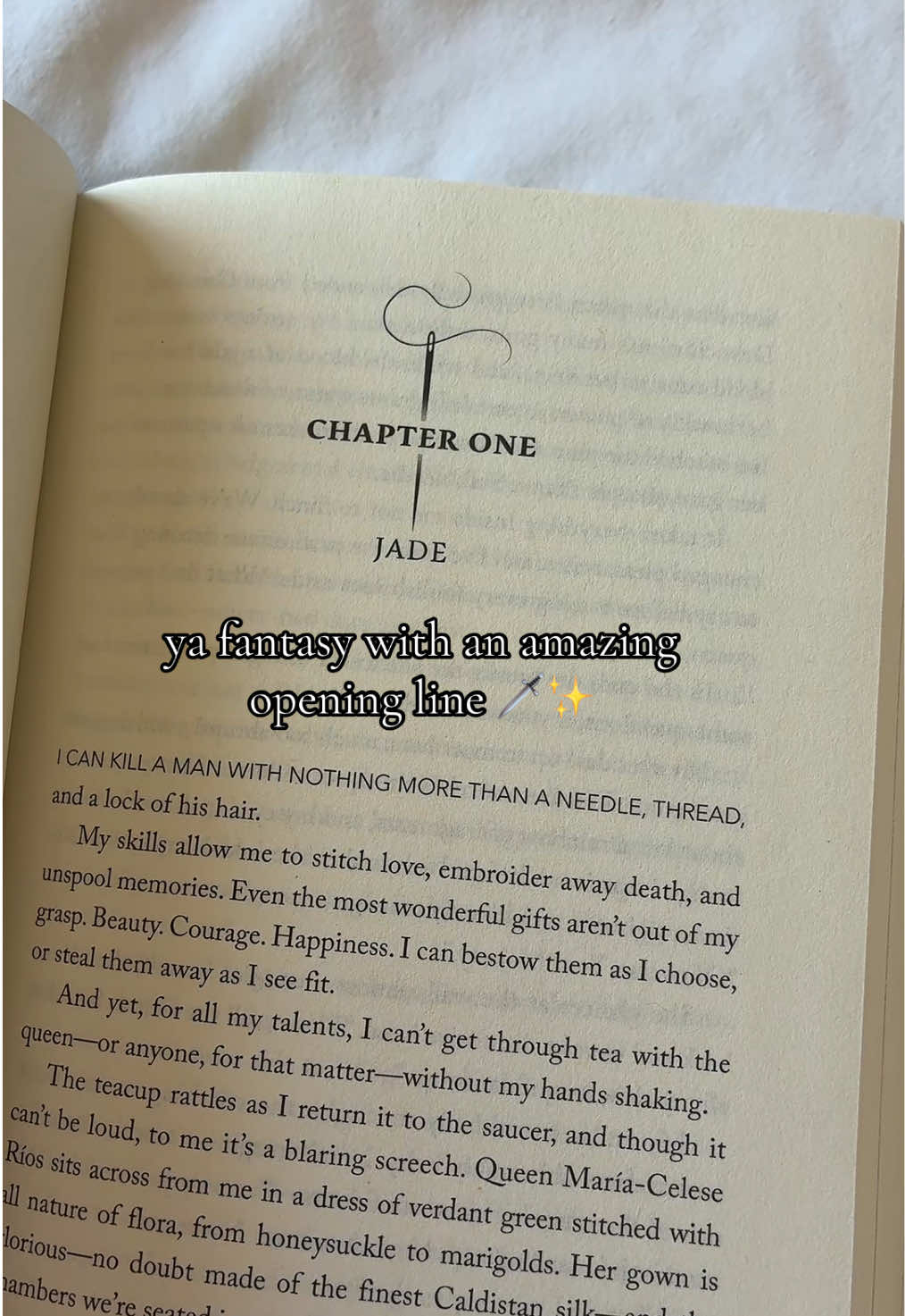 ‘embroidery of souls’ gonna be a new fave romantasy i can already tell!! • out now, thanks @Get Underlined for the copy! 🗡️💘✨✨#fantasybooks #anembroideryofsouls  #yabooks #yafantasy #BookTok @Penguin Random House (fantasybooks, bookrecommendations, romantasy, latinx fantasy, latinxbooktok, diversebooks, youngadultbooktok) 