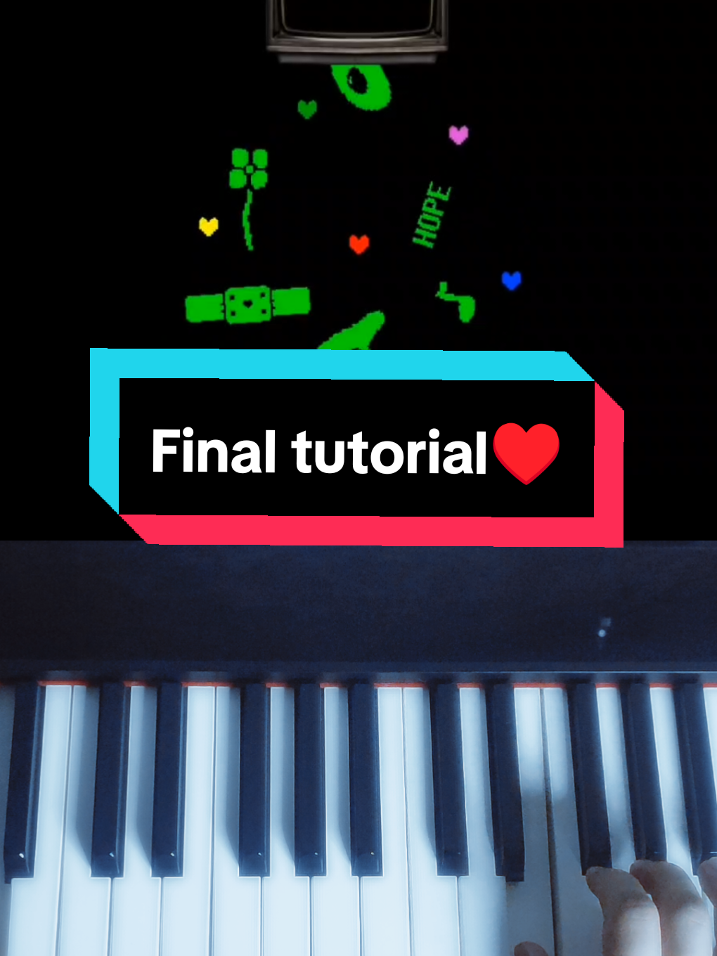 Final piano tutorial #deltarune #undertale #piano #music 