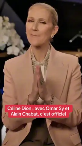 Céline Dion : avec Omar Sy et Alain Chabat, c'est officiel.                                            #celinedion #omar #alainchabat #actu #france 