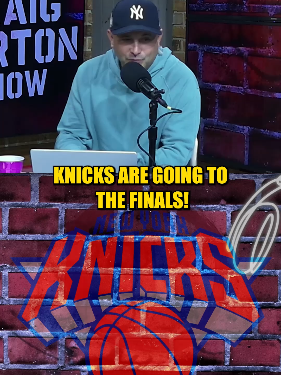 @craigcarton is convinced the @nyknicks run to the finals begins TODAY!  #knicks #knickstape #NBA #jalenbrunson