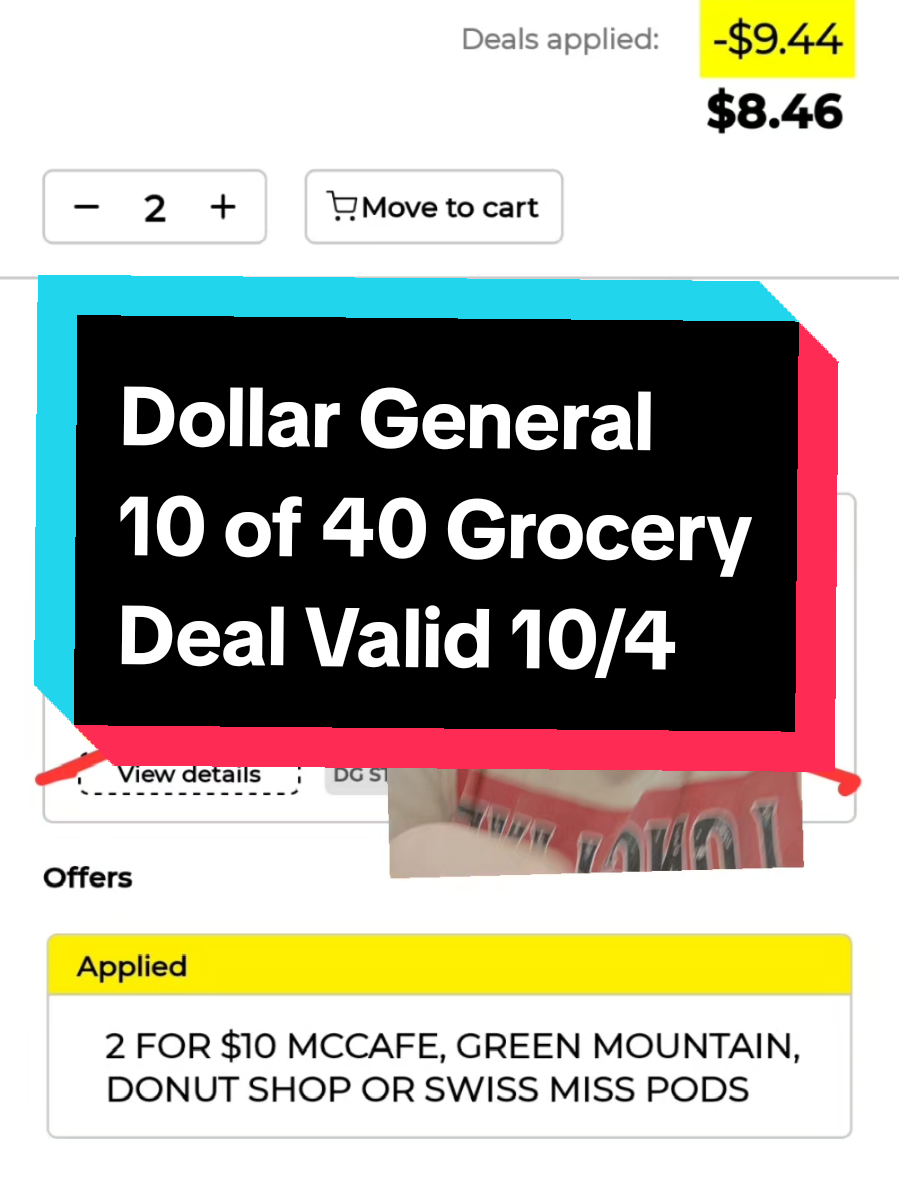 Deal valid 10/4 ONLY😁 #grocerydeals #dollargeneralcouponing #couponing #deals #dollargeneraldeals 