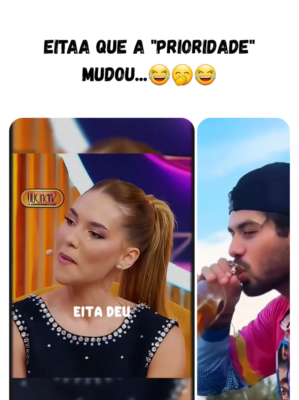 Mudando a prioridade né Zé? kkkkk #juniorecezar #trendx #picuinha @Júnior & Cézar  #Virgínia #anacastela 