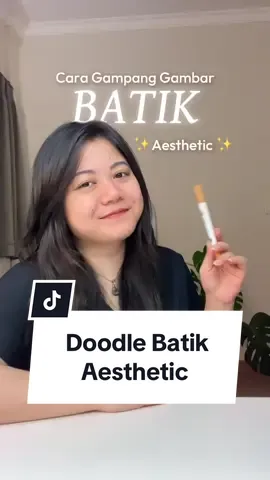 Selamat Hari Batik 🤎 Walaupun telat dikit yang penting masih keburu di posting gambar batiknya malem ini yaa hihi. Kamu bisa hias bentuk batiknya sesuai dengan style atau selera dan kreativitas kamu ✨ #serunyabelajar #menggambar #tutorialmenggambar #cathfloart #drawing 