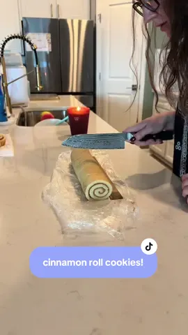 Making cinnamon roll cookies for my family 💛 #baking #cookies #fallbaking #baker #asmr 