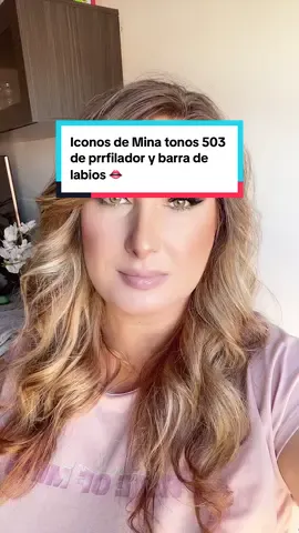 Maquiaje con los iconos de #mina Makeup #LabiosRadiantes #CuidadoNatural #LabiosJugosos #tiktokshop 