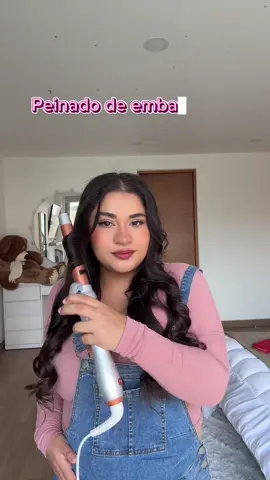 Peinado de embarazada con la rotating curler iron de @SHEGLAM @SHEGLAM HAIR US  #SHEGLAM #SHEGLAMHAIR #SHEGLAMrotatingcurler #embarazo 