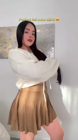 Fall color skirts 😍🤎 #SijinYoga #Skirts #fallfashion #skort #cuteskirt 
