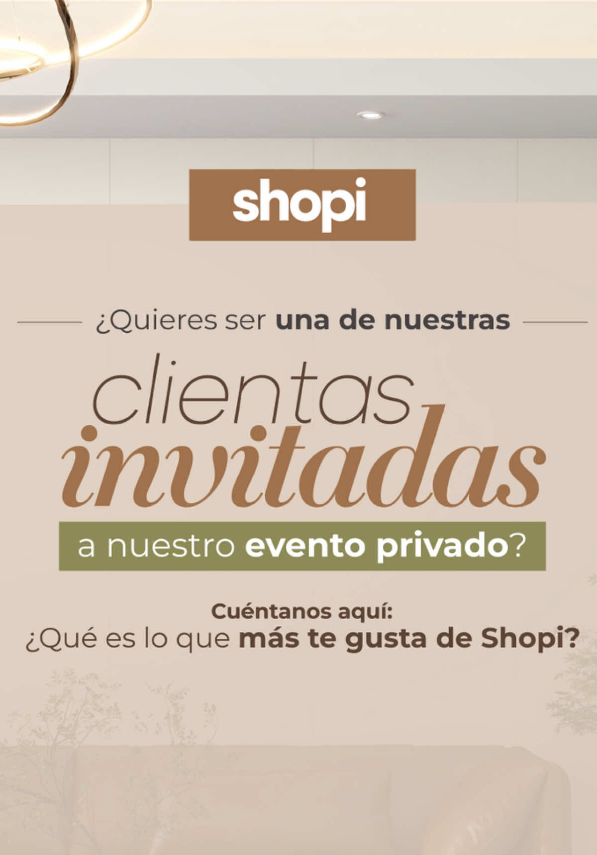 ¿Quieres ser una de nuestras clientas invitadas a nuestro evento privado? Cuéntanos aquí: ¿Qué es lo que ma te gusta de Shopi?✨🤭 #creatorsearchinsights 