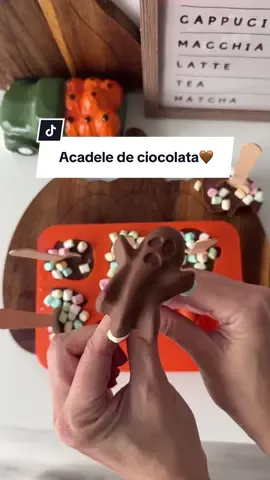 Acadele de ciocolata (pentru ciocolata calda) #cevabun #cevadulce #lucrumanual #ciocolatacalda 