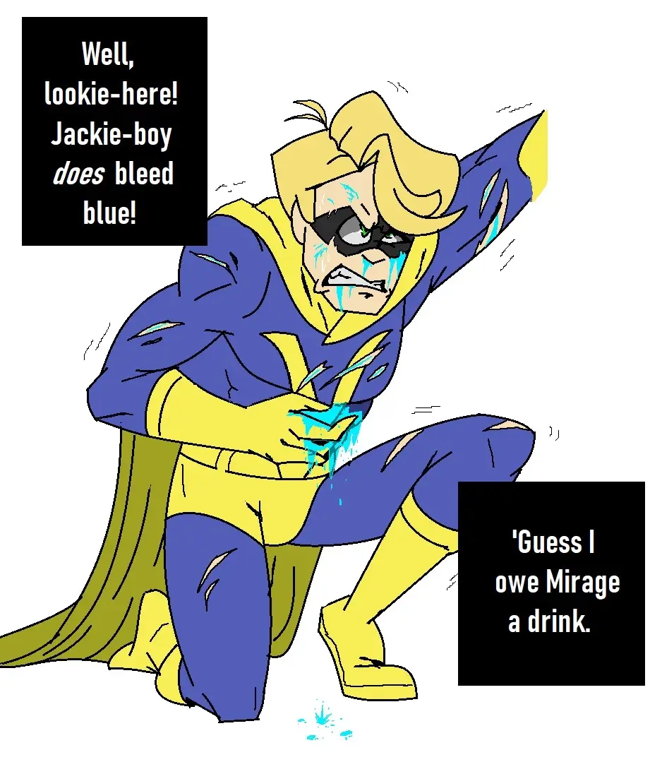 I like to think that Jack has blue blood, due to the radiation, but he tries to keep it hidden from non-Supers #pixar #theincredibles #gammajack #syndrome #fyp 