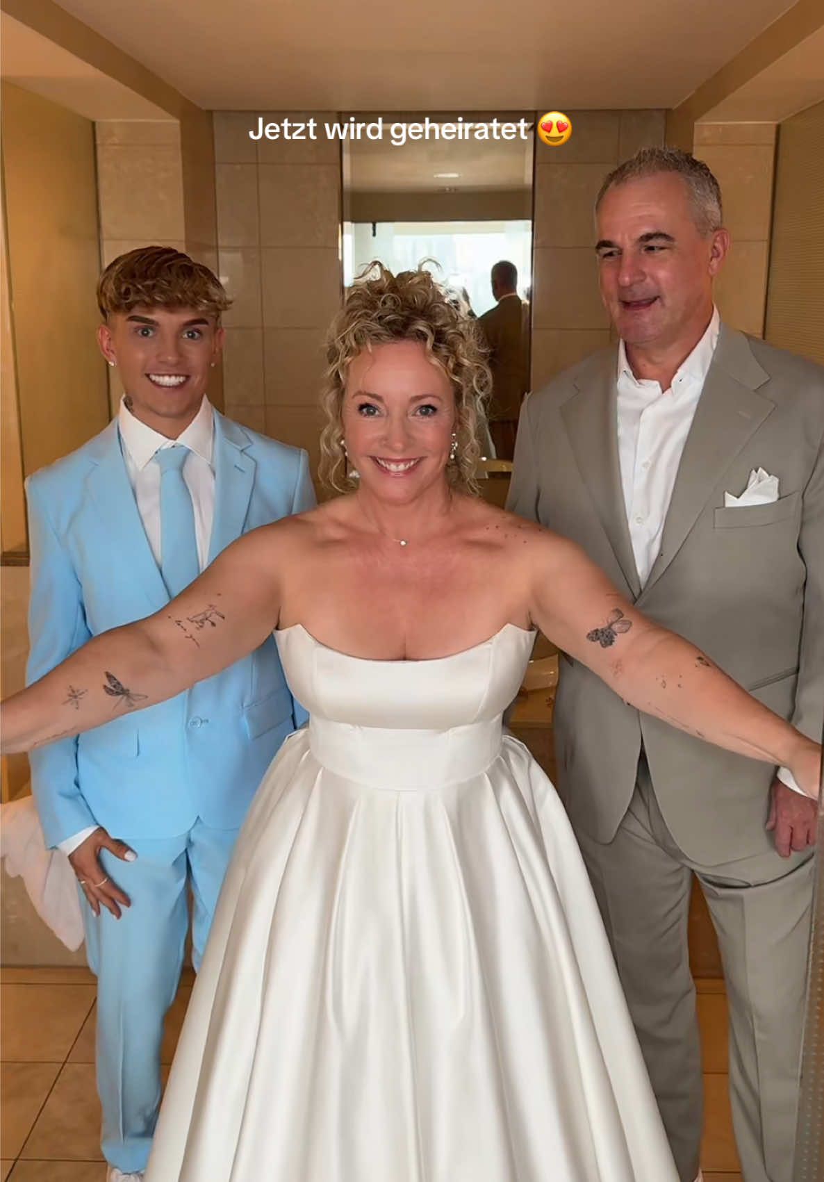 Die Hochzeit kann offiziell beginnen 🥺 Wir sind richtig aufgeregt! ❤️ #hochzeit #viral 