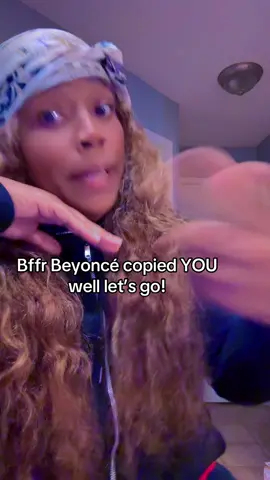 Girlll👀let’s bffr Beyoncé is copying You🧐if we going there, let’s go😭 #fyp #beyonce #beyhive #nickimanaj #cardib 