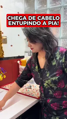 Chega de cabelo entupindo a pia! #ralodepia #banheiro #itensparacasa #reformadacasa #façavocemesmo 