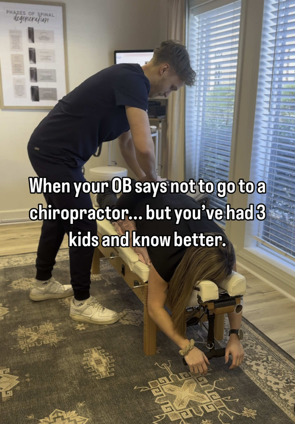 When your OB says “don’t see a chiropractor during pregnancy”… but you’ve had 3 babies, lived through symphysis pain, sciatica, and that weird lightning crotch sensation — and know exactly how much chiropractic care actually helps. I’m Webster certified, trained in perinatal care, and I work with mamas every single day to keep them moving, sleeping, and delivering with less pain. Pregnancy doesn’t have to feel like survival mode. You deserve support that understands your changing body — not fear-mongering. 📲 Book online at the link in bio — pregnancy spots fill fast! (or just comment “pregnant” and I’ll send you the info!) #atlantachiropractor #atlantachiropractic #atlchiro #pregnancychiropractoratlanta #websterchiro #websterchiroatlanta 