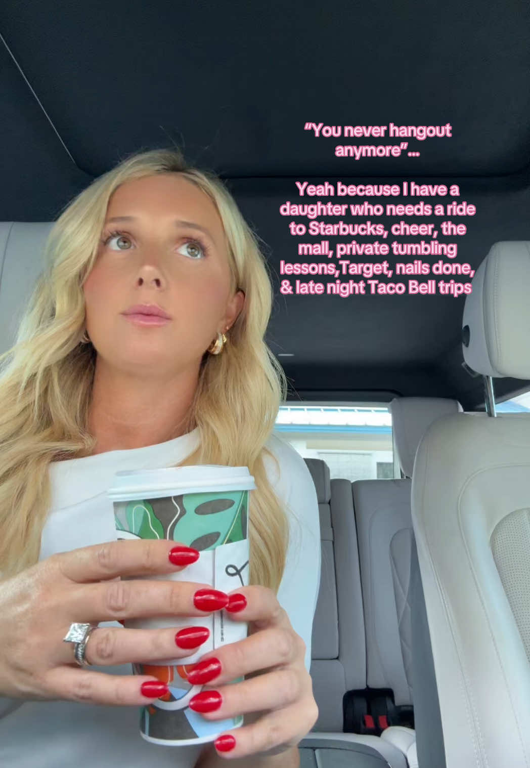 Good thing I love Target, Starbucks & late night Taco Bell trips too! 🤣💕🫶🏼✨ #fyp #viral #momanddaughter #funny #grwm 