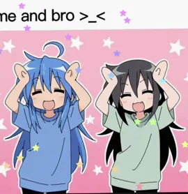 Us konata and tomoko #anime #us #konataizumi #tomoko #fyp 