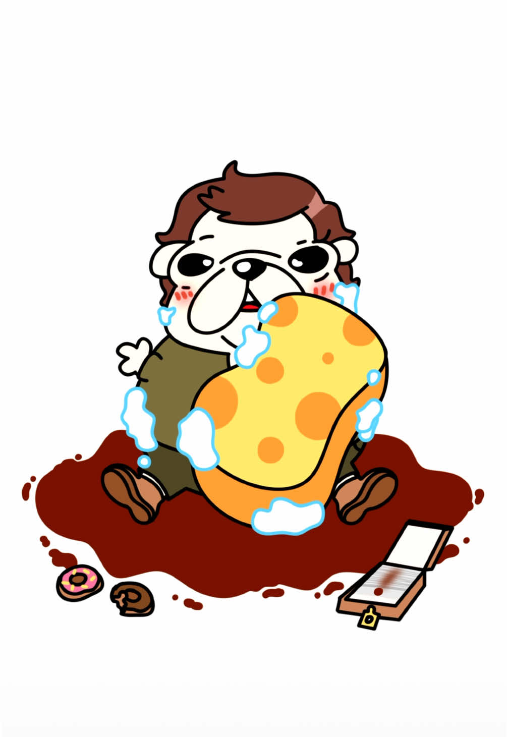 WASH MY BELLY, DEXTER MORGAN 🫥 #muvilson #мувілсон #animation #анімація #dexter 
