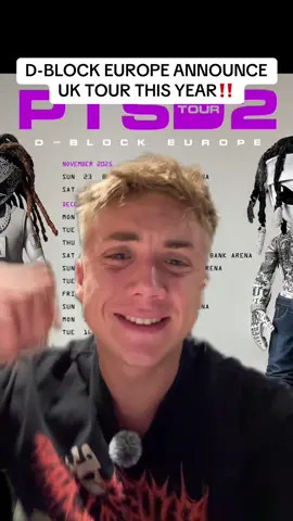 DBLOCK EUROPE ANNOUNCE UK TOUR THIS YEAR‼️ #dbe #dblockeurope #tour #uk #ireland #dates #ptsd2 #album #youngadz #dirtbikelb 