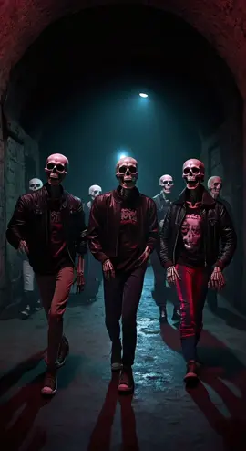 Los esqueletos ochenteros bailan de nuevo 🕺 🕺 🕺 #skull #daddycool #dance #music80 #ochenteros 