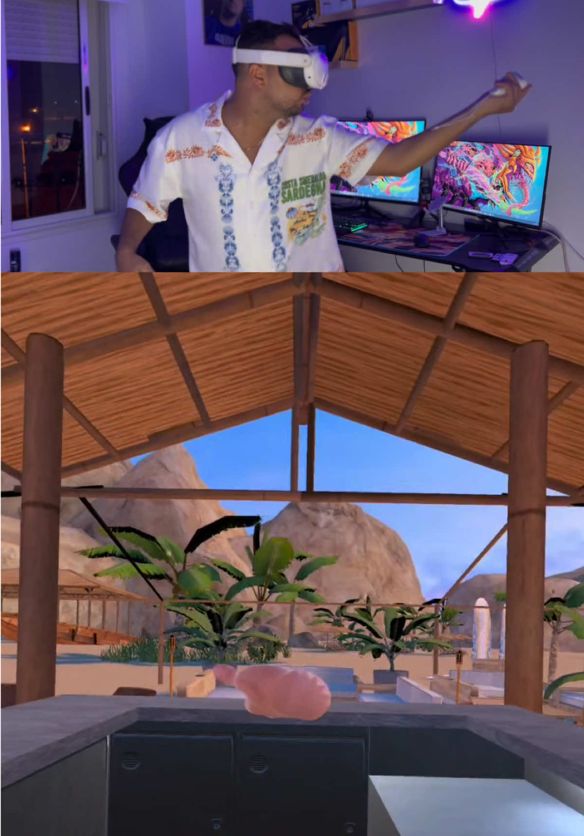 savio yheb ytoub😂😂 #saviio #vr #metaquest #fyp 