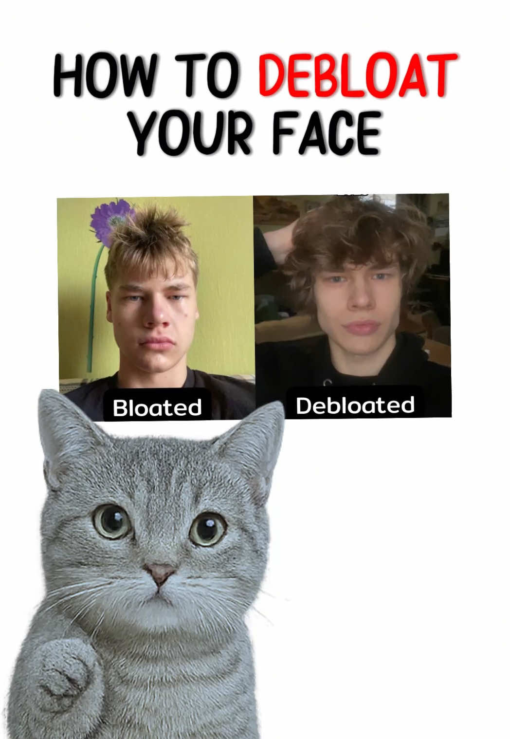 how to debloat your face #debloat #DIY #GlowUp #fyp #life 