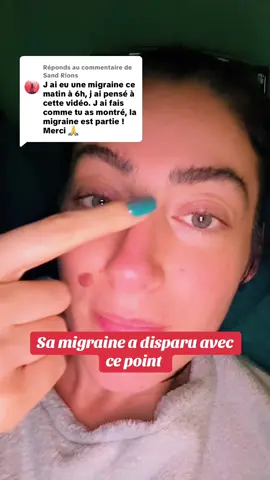 Réponse à @Sand Rions suis moi pour profiter de tout mon contenu 🤩🫶 #pourtoi #acupression #migraine #tete #maldetete 