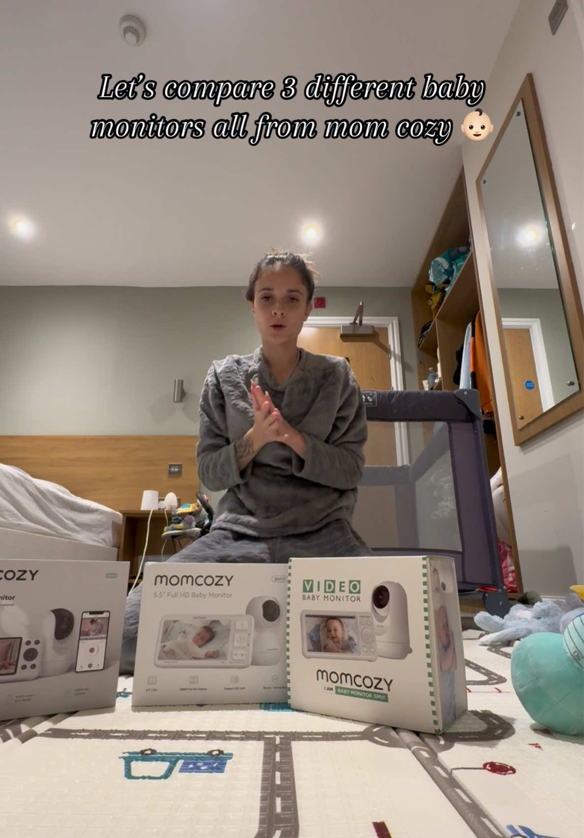 If you have anymore questions about any of the baby monitor feel free to leave them down below and I will answer them ☺️ @MomcozyUK #momcozy #tiktokshop #motherhood #mumsoftiktok #fyp 