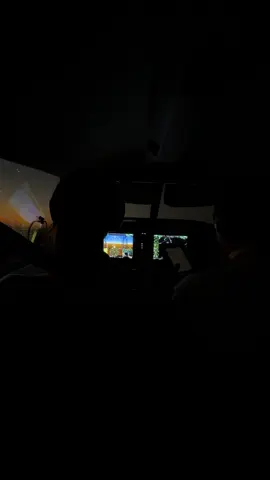 backseat view of last nights flight!  #flighttraining #fypシ #aviation #creatorsearchinsights #womeninaviation 