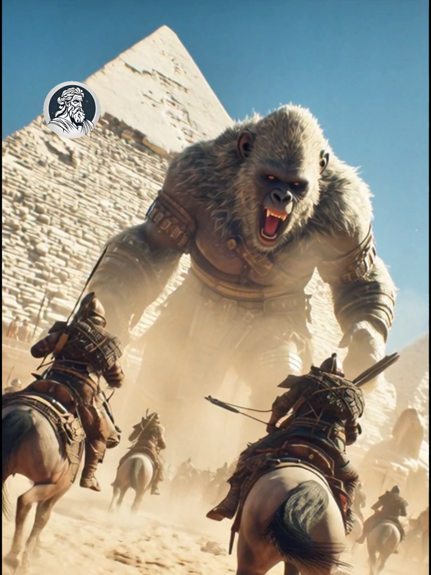 HOW THE PYRAMIDS WERE MADE #cadamitologia #fyp #giants #desert #ai #egypt #pyramids #alien