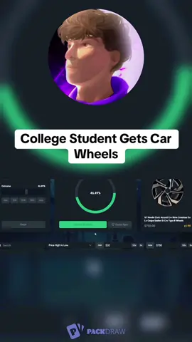 College Student Gets Car Wheels