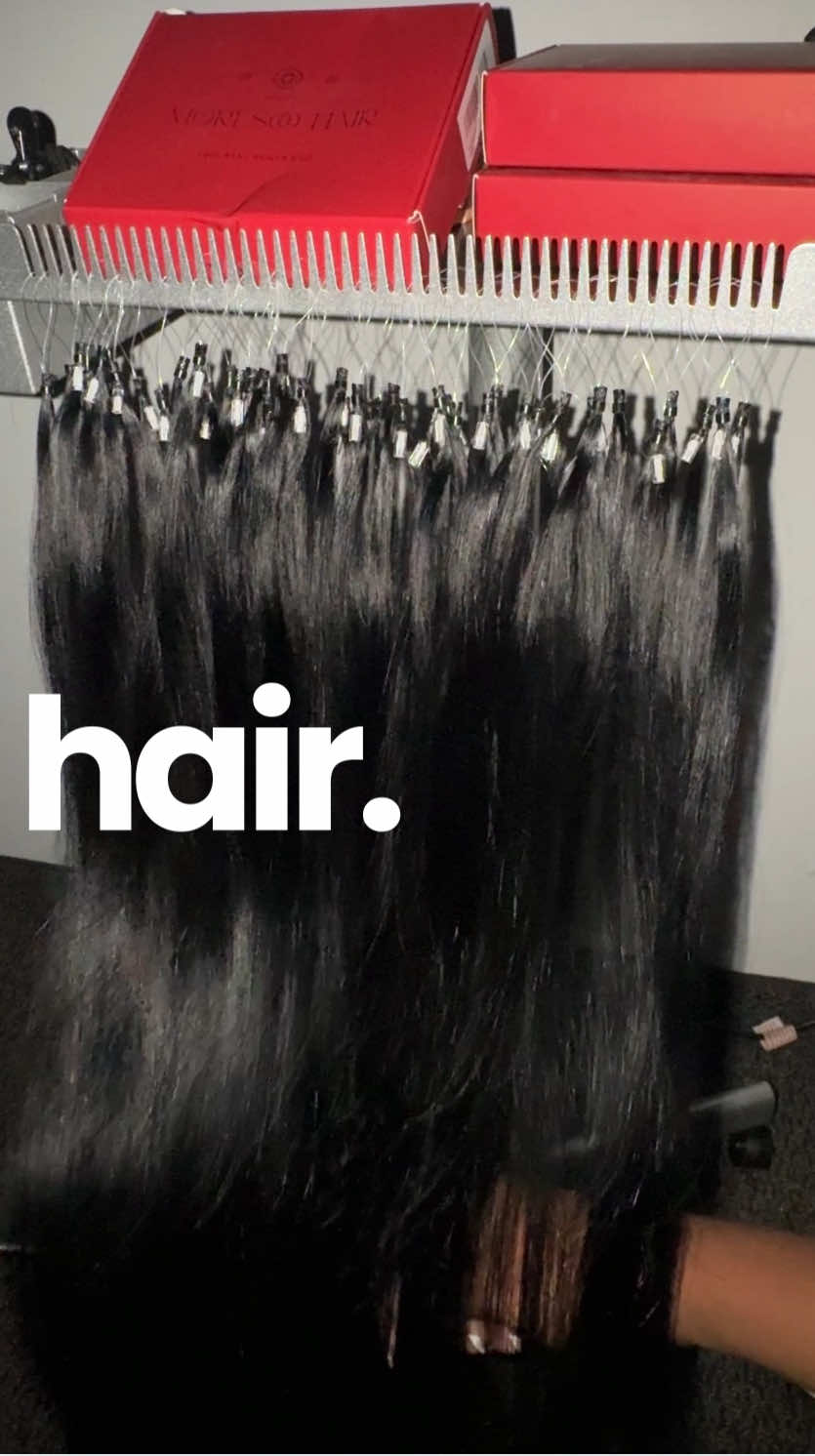 Replying to @katbeendope @MORESOO HAIR #moresoohair #microloops #microlinks #TikTokShopBlackFriday #TikTokShopCyberMonday 