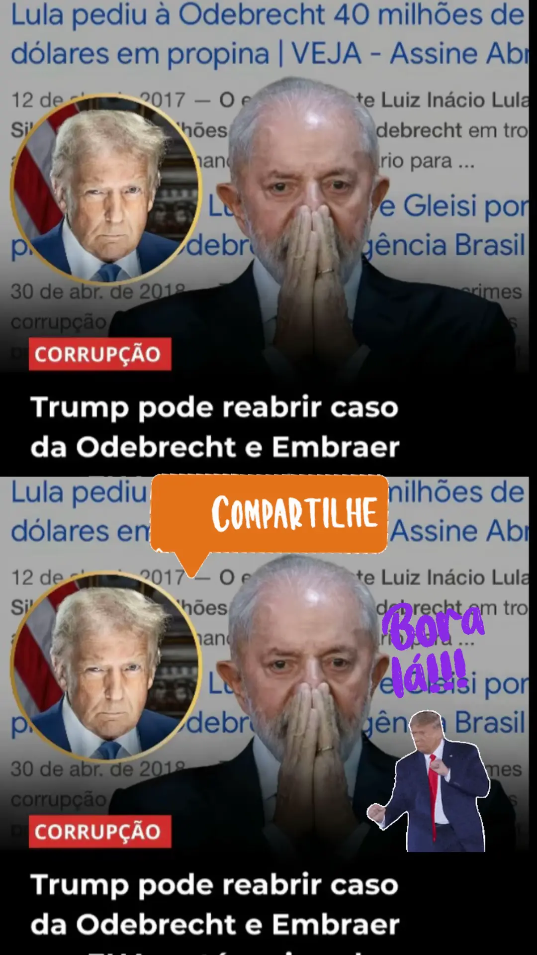 Trump pode reabrir caso Odebrecht A lei, de 1977, é o principal mecanismo para impedir que empresas americanas paguem propinas para ganhar contratos no exterior. Mais do que isso, a FCPA tem ajudado a punir empresas estrangeiras, incluindo brasileiras, que praticam atos de corrupção que, em algum momento, acabam envolvendo os Estados Unidos. Se o dinheiro ilegal passou por um banco americano ou foi usado para comprar um apartamento em Miami, a lei pode ser usada contra empresas e empresários estrangeiros. Lava Jato: Odebrecht, Braskem e Petrobras Para aplicar a FCPA, o Departamento de Justiça dos Estados Unidos tem vários times de advogados, no país e no exterior. Eles investigam casos e conseguem obter acordos de leniência, em que as empresas admitem a culpa, pagam multas altas e se comprometem a andar na linha dali em diante. Em 2016, a empreiteira Odebrecht e a Braskem aceitaram pagar 3,5 bilhões de dólares em multas após admitir que tinham violado o FCPA. Foi um dos desdobramentos mais importantes da Lava Jato. Em 2018, a Petrobras aceitou pagar uma multa de 850 milhões de dólares por não respeitar a legislação americana contra a corrupção. Uma nota do Departamento de Justiça afirma que a estatal teve um papel em 