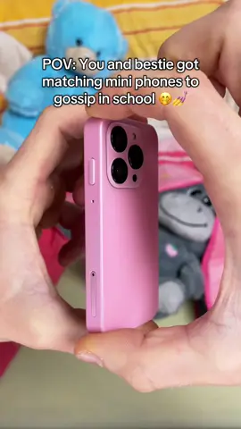 Don’t let the teacher see these😏 #gossip #bestie #school #nophonepolicy #miniphone 
