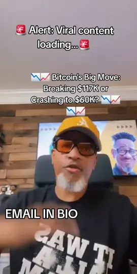 EMAIL IN BIO  Bitcoin's price action is critical as it hovers around $117K. Breaking this level could lead to a rally, but failure could crash it to $60K. Watch now! #USA #Crypto #MarketAnalysis #CryptoNews #Investing