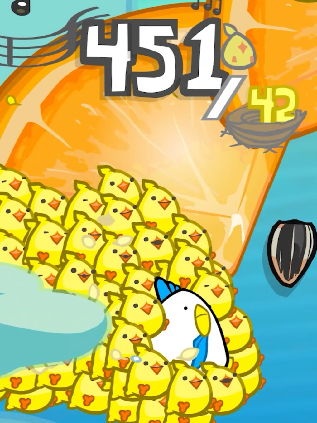 BEHEMOTH is 15% off through October 6th on Steam! Take to the skies, become one with the chicken, and save as many baby chicks as possible! 🐣 #chicken #arcade #indiegame