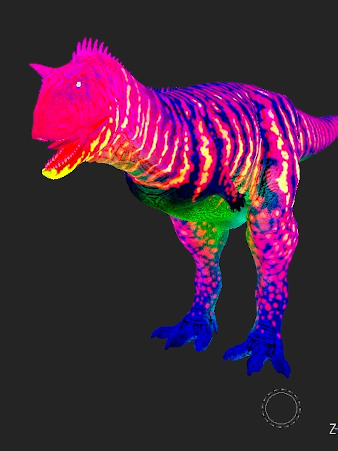 Why a rainbow mess? Let’s see the work that goes into dino skin creation and learn why they always start so colorful. #pathoftitans #dinosaurs #dinoskins #behindthescenes