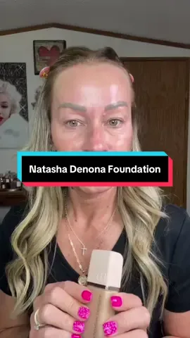 I am loving this @Natasha Denona HyGlam foundation #foundation #review #over40 #serum #fyp   