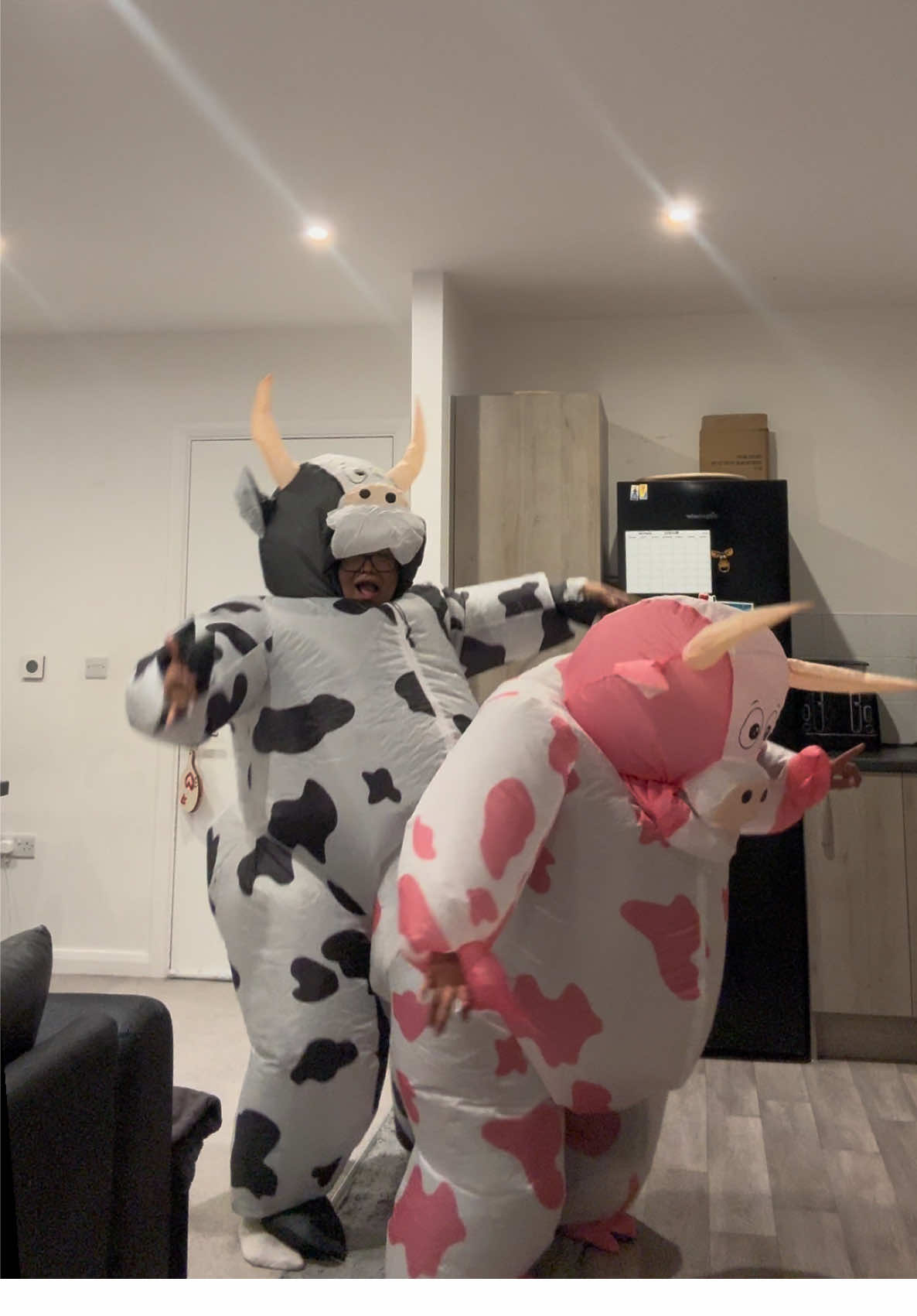 This is your sign to get matching inflatable suits with your sister🤣🤣 Kitu Bombaz 💃🏾 #fyp #foryoupage❤️❤️ #viral #inflatable #amapiono @Zahra Nayeverson 👑 