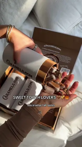 The mixed nut collection from CARAMELS is incredible- tastes so decadent and is FALL IN A CANDY! #caramels #sweettreat #sweettooth #fallflavors #fallcandy 