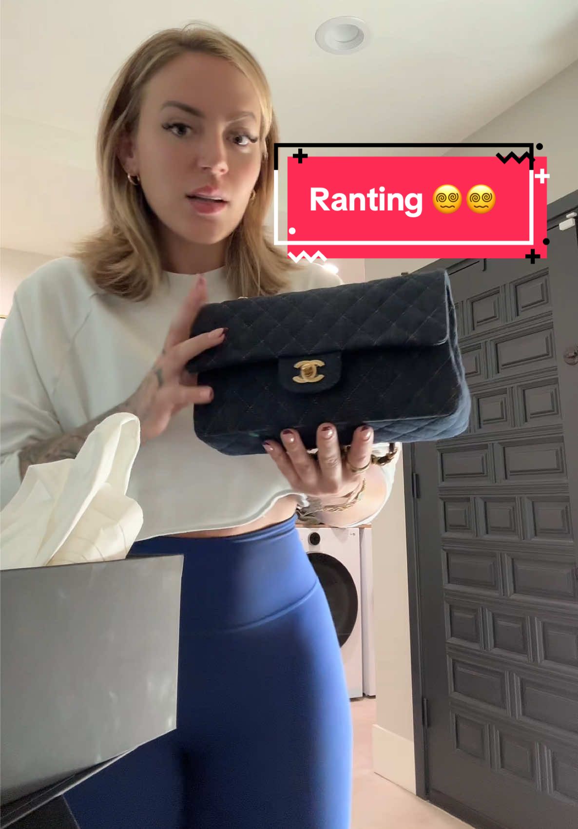 Mind you my authentication card is no longer here… neither is the receipt. 💗 @@The RealReal