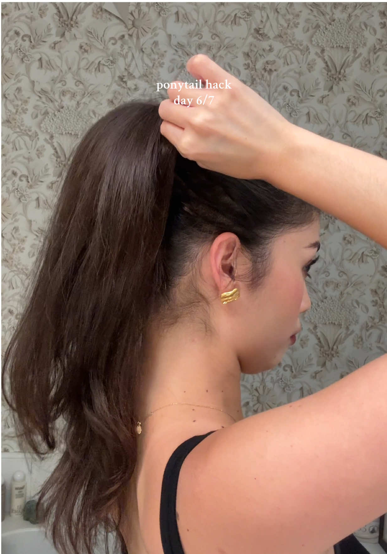 day 6/7 of ponytail hacks👱🏻‍♀️ #hairstyle #hairinspo #easyhairstyles #hairhack #hairtutorial 
