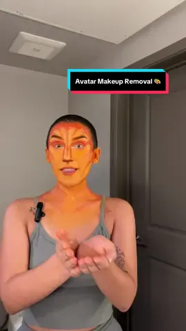 Avatar Makeup Removal 🤭🤭 i have so much fun with these vids hehe  #makeupremoval#beauty#creativemakeup#selflove#halloween