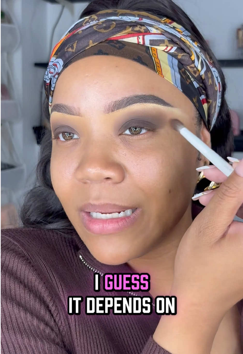 Eyes first? Base first? Or brows first? 👑 I’m a Brows ➝ Eyes ➝ Base type of girlie… which order do YOU swear by? Drop it in the comments ⬇️   #MakeupRoutine #MakeupOrder #fallglam #fullcoverage #BeautyTalk   