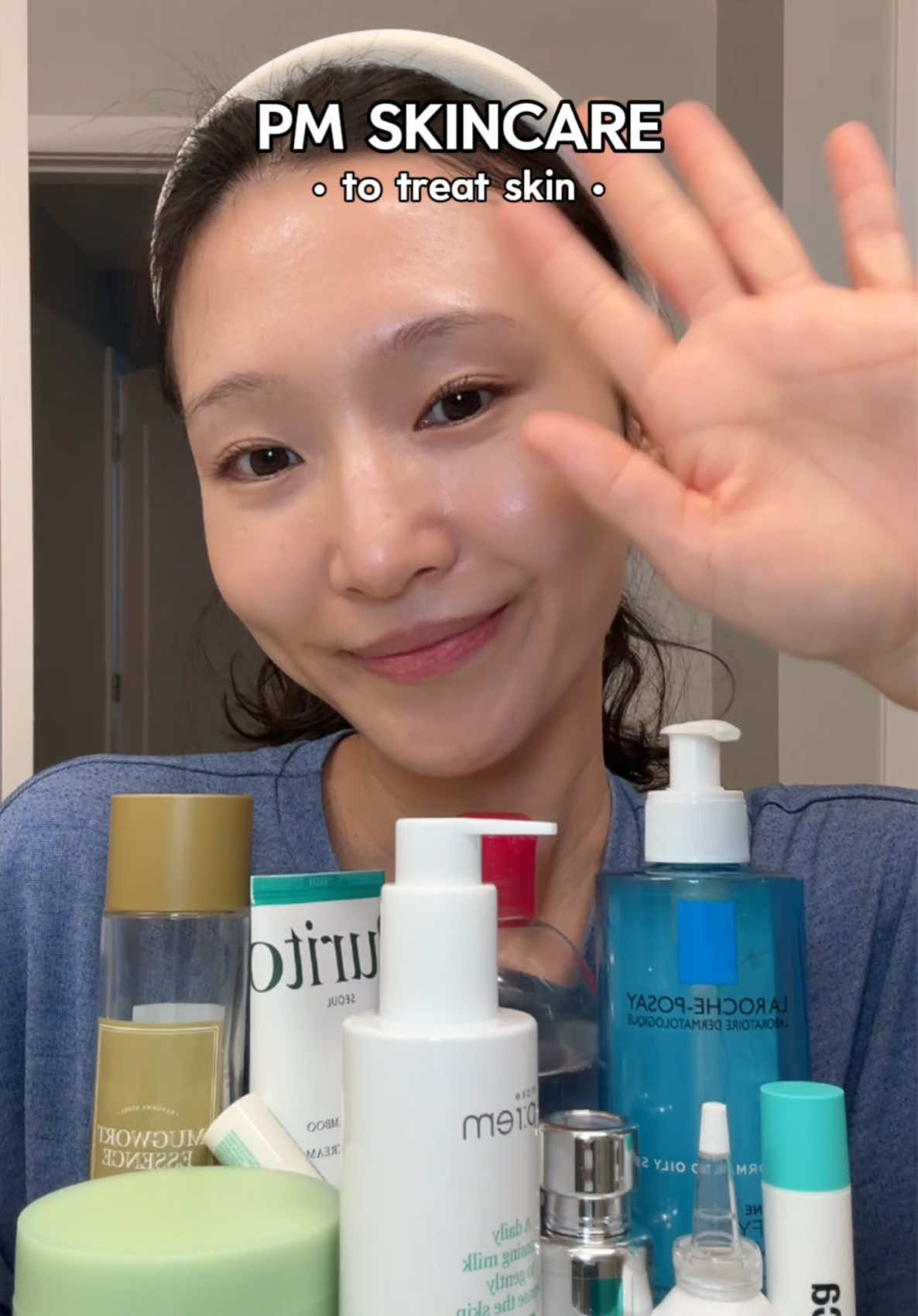 detailed night time skincare w tret 🌙 please share any tips and lmk if you have any questions or comments ✨ #nightskincareroutine #pmskincare #tretinoin #acneproneskin #koreanskincareproducts 