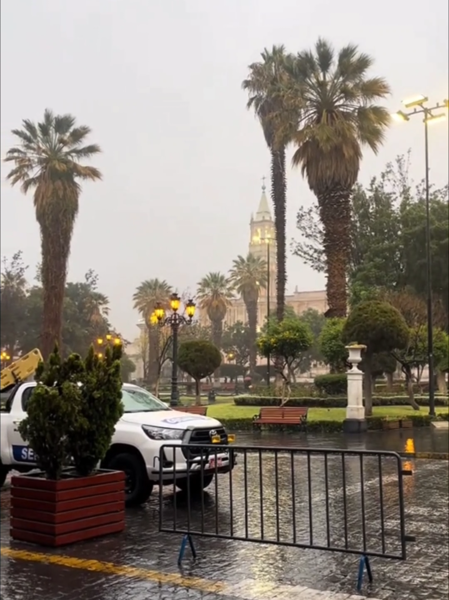 🌧️! #Arequipa #lluvia 